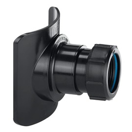 McAlpine BOSSCONN110 TBL BOSSCONN110T-BL Mechanical Soil Pipe Boss Connector, Black