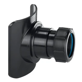 McAlpine BOSSCONN110 TBL BOSSCONN110T-BL Mechanical Soil Pipe Boss Connector, Black
