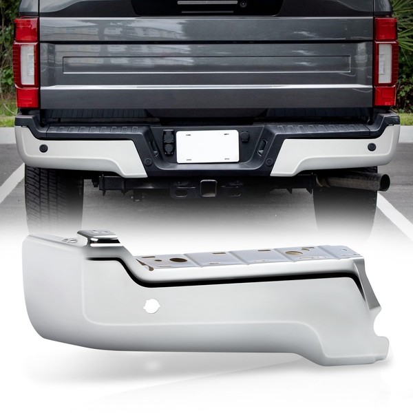 Auto Dynasty Rear Bumper Ends Replacement Compatible with 2017-2022 Ford