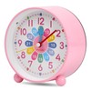 Kioiner Children's Alarm Clock, Silent Non Ticking Analog Quartz Alarm