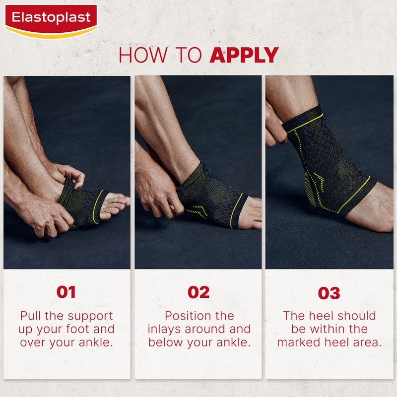 Elastoplast Advanced Performance Ankle Support, Ankle Brace with Dynamic Guard