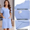 Deyeek Open Back Hospital Gown for Women Tear Away Short