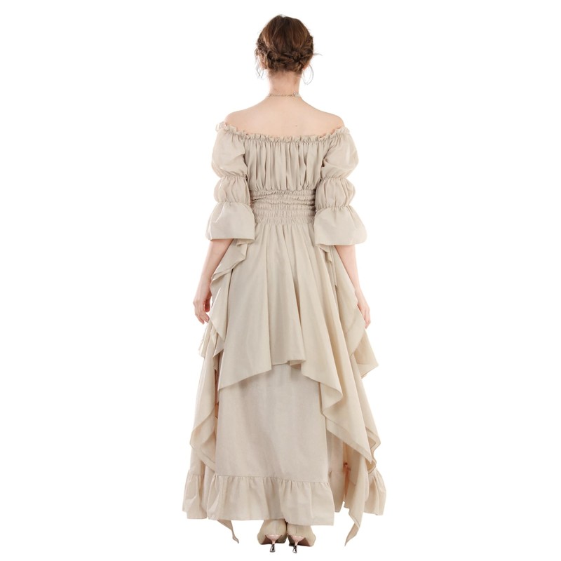FCCAM Victorian Dress Renaissance Dress Medieval Clothing Women's Dress Gothic