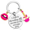 AOBIURV Taylor Quotes Keychain Gifts Easter Gift Music Lover Gifts