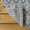 JONATHAN Y SMB108A-4 Ourika Moroccan Geometric Textured Weave Indoor Outdoor