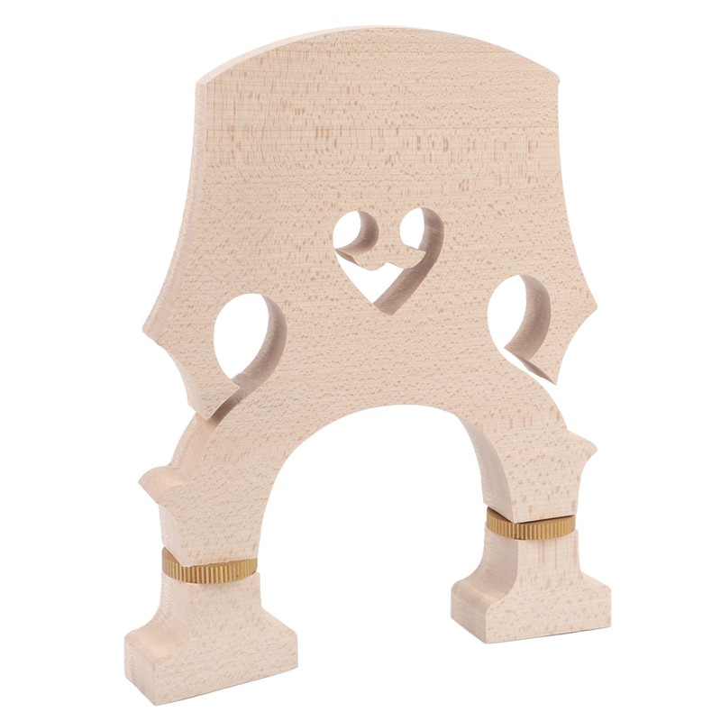 Violin Bridge Maple Wood Adjustable Brass Screw Double Bass Bridge