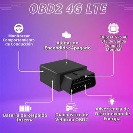 PlanetGPS (OBD) - Rastreador GPS OBD2 con diagnóstico OBDII para automóviles, camiones, flota, con cobertura mundial, requiere suscripción (a partir d