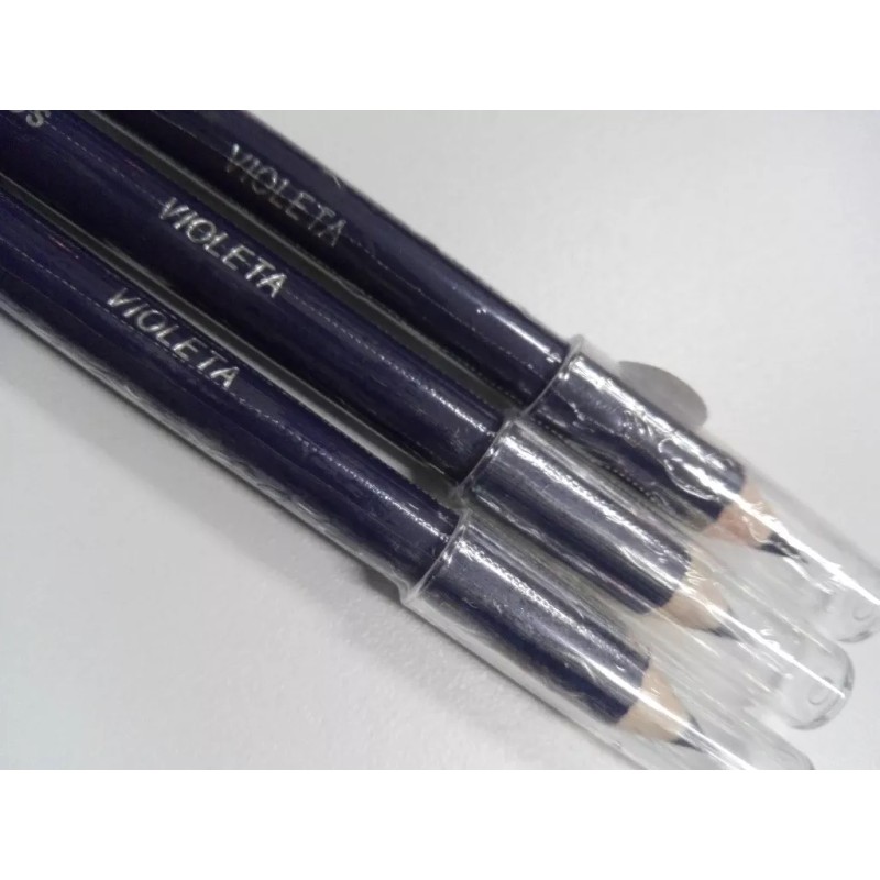 Eleganzza - Lapiz Delineador De Ojos Violeta 10 Pzs