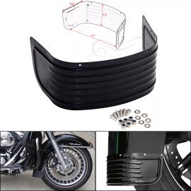 Unbranded US Moto Steel Front Fender Skirt Kit For Harley Street Glide Ultra Limited FLHTK