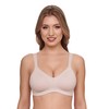 Susa Ladies’ Underwire-free bra, 7077 (Topsy) - Toffee Plain, size: