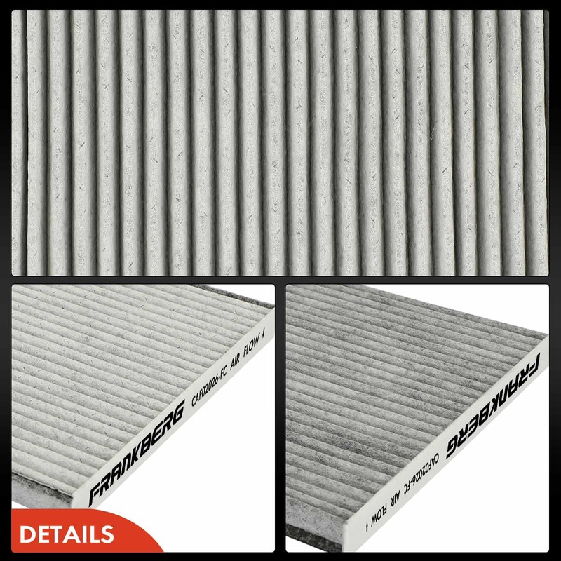 Frankberg 2x Cabin Air Filters with Activated carbon Compatible with