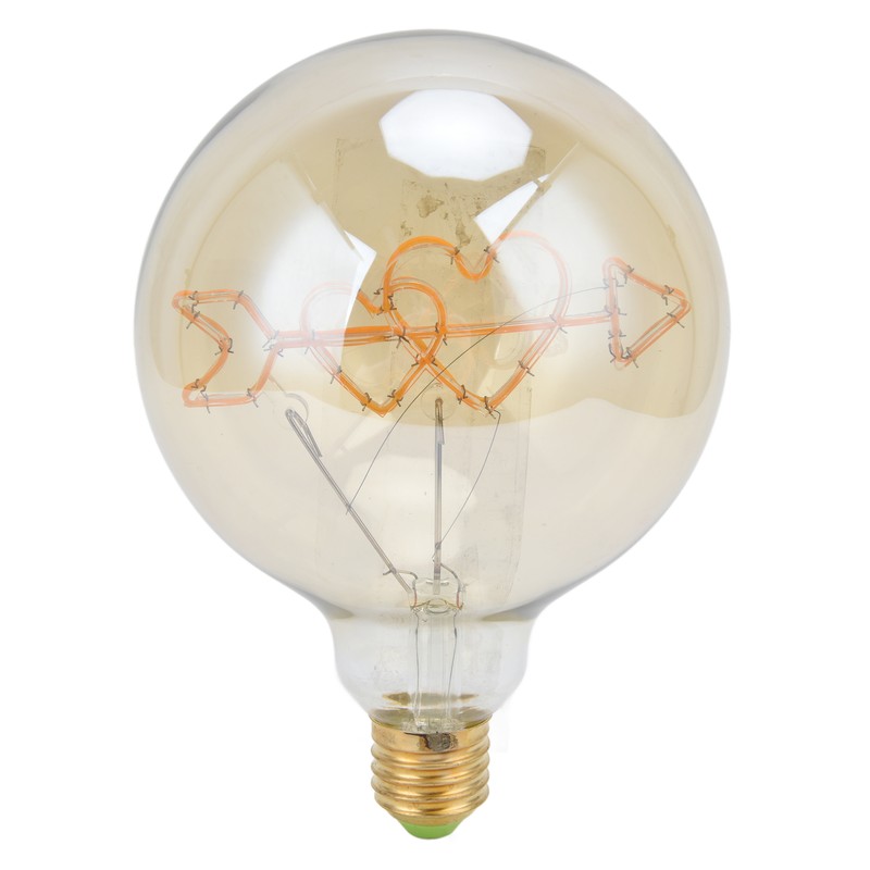 Edison Led Light Bulbs 4W 2200K Warm Light Transparent Energy