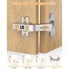 Chibery 2 Pack 135° Lazy Susan Hinges, Kitchen Corner Cabinets,