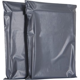 AKAR 16 x 20 Inch - Grey Mailing Bags - Mailing Packaging Bag | Mailing Bags | Mailing Bags for Clothes | Self Seal Postal Bags Packaging Bags | Strong Waterproof Polymer Bags (Pack of 10)