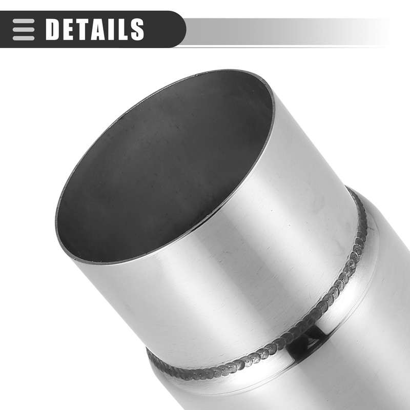 Motoforti Universal 2.75" ID to 3" ID Car Exhaust Pipe