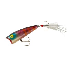 Rebel Lures Pop-R Topwater Popper Fishing Lure, Purple Shad, Pro Pop-R Plus (1/4 oz), One Size
