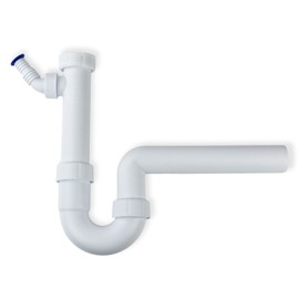 HAAS 2915 Drain Fitting Sink Siphon Sink Siphon 1 1/2 Inch x DN 50 mm Siphon Tube Siphon Tube Siphon Odour Trap