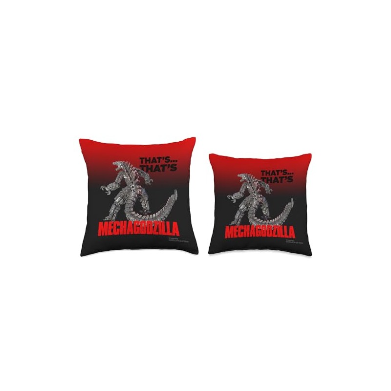 Godzilla vs Kong - That's Mechagodzilla Throw Pillow