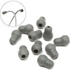XuJJunB 6pcs Soundproof Earplugs Dustproof Stethoscope Accessories Rubber Flexible Ultra