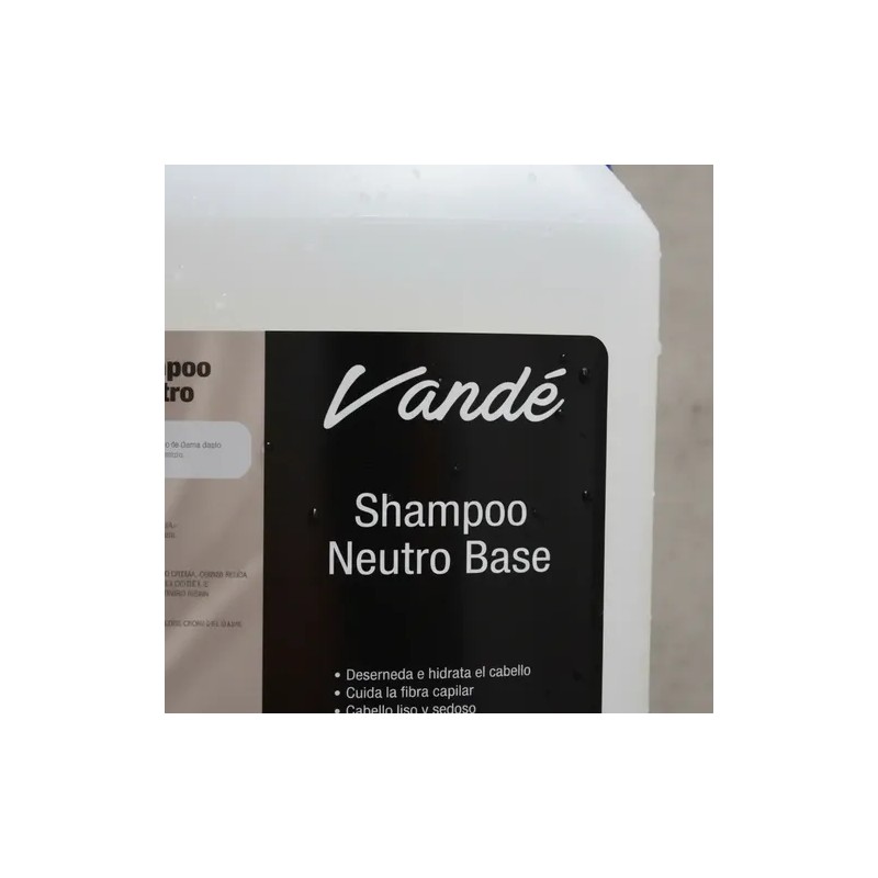 Shampoo Neutro Vandé Capilar 20 Lts Bidón