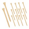 CORHAD 40 Pcs Bamboo Golf Tees Set Adjustable Height Golf