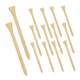 CORHAD 40 Pcs Bamboo Golf Tees Set Adjustable Height Golf Spikes for Men and Women for Practice and Training