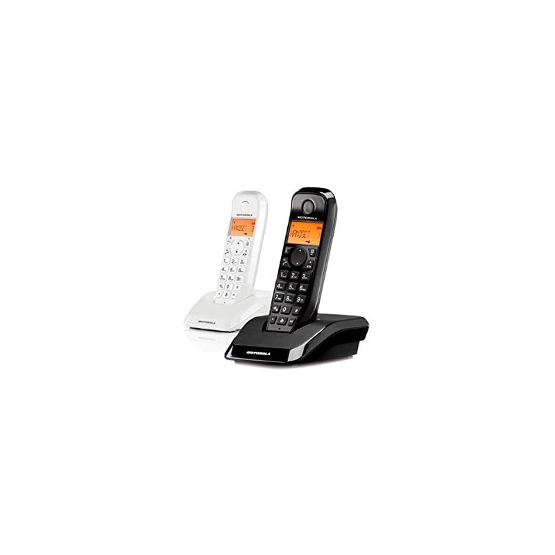 Telefono fisso motorola s1202 duo nero bianco (1000044456)