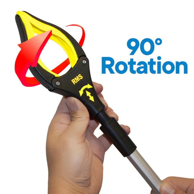 RMS 2 Pack 21 Inch Short Grabber Reacher with Rotating