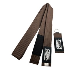 Choke&Chill BJJ Brazilian Jiu-Jitsu Belt (Brown, A1 (260 cm))