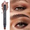 Eyeshadow Stick, Glitter Gold Eye Shadow Pen Cream Metallic Shimmer