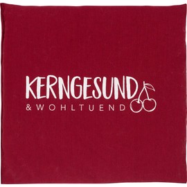 Herbalind Cherry Stone Cushion "Kerngesund" Red