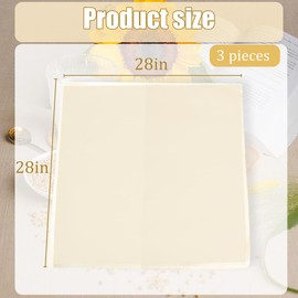 Qicfrk 4pcs All-Cotton Tea Towels for Baking Sourdough, 28" Flour Sack Cloths Unbleached Bread Basket Flour Sack Towels Proofing Cover Cloth for Dough Raising Baguettes Loaves Ciabatta