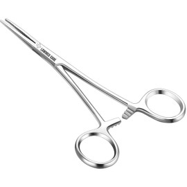 Lawmed Care Kelly Hemostat Forceps - Precision Surgical Tool for Medical and Crafting Applications (5.5" Straight)