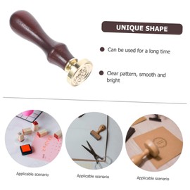 IWOWHERO Vintage Floral Wax Seal Stamp Kit Custom Letters 12 Color Wax Sticks for Wedding Invitations and Cards for DIY Crafts and Envelope Sealing