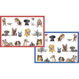 Caspari Dogs Blank Boxed Note Cards, 32 Cards & Envelopes