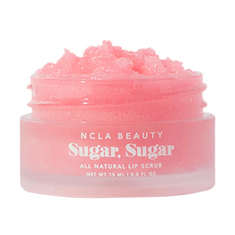 NCLA BEAUTY Exfoliante Labial Vegano y Natural Azúcar, Azúcar Suaviza
