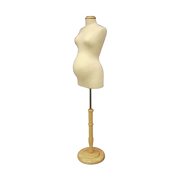 (JF-F8W8+BS-R01NX) ROXYDISPLAY Female Bodyform, Size 8 with 8 Month Maternity