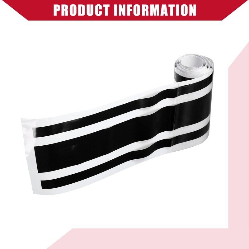 Hihaha Hood Stripe Pattern Sticker/Outer for Car/Durable / 2 Pcs