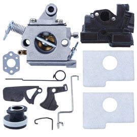 Mtanlo MS180 Carburetor Air Filter Kit for Stihl MS170 MS180 017 018 Chainsaw with Gasket Air Filter Mount Intake Manifold Throttle Trigger Replace 1130 120 0603