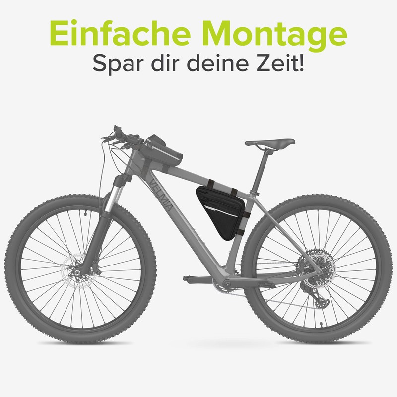 Bicycle bag frame waterproof - frame bag bicycle - bicycle