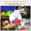 Portable Bulb Lamp Adjustable Brightness LED Lithium Battery Powered Light