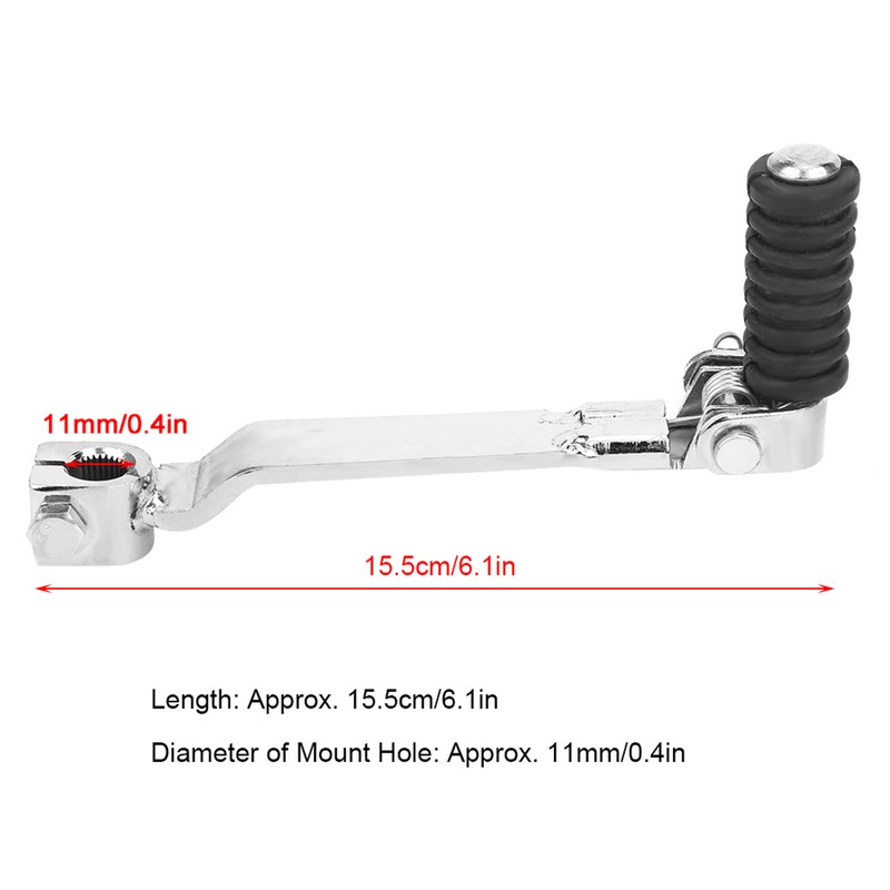 5.3in 0.4in Kick Start Starter Lever Fit for 110cc 125cc