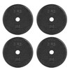 CAP Barbell Cast Iron Standard 1-Inch Weight Plate Set –