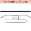 AIWFL 4.5FT Stainless Steel Sport Tennis Court Squeegee with Wheel,
