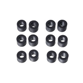 Tough 1 12 Pack Rubber Bands For Surcingles Black N/A