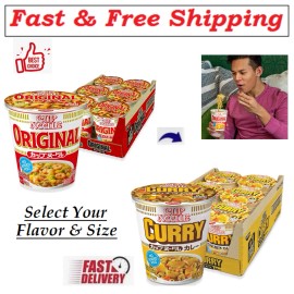 Nissin Cup Noodle Ramen Noodle Soup, Original,(Sele - Original Noodle Soup2.4 Ounce (Pack of 6)