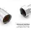 Electroplated Shampoo Bowl Spray Head Hose Professional Hair Salon Pressurization