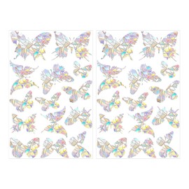 MAEXUS® Window Stickers, Bird Protection, Pack of 28, Suncatcher Stickers, Bird Protection Stickers for Windows, Rainbow Film, Window Bird Protection Window Stickers