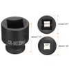sourcing map 4 Point Square Socket 1/2" Drive 23mm Metric