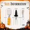 Potchen 3 Pcs Halloween Cheese Knives Spreader Set, Ghost Cheese
